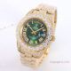 Best Replica Rolex Day Date Iced out Red Dial Gold President Watch 43mm (2)_th.jpg